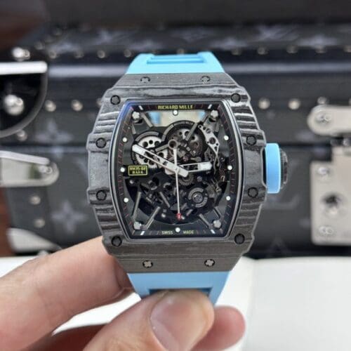 Richard Mille RM35-02 Custom Full Carbon Case Blue BBR